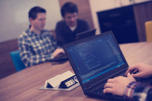 Software Developer Writing Programming 1