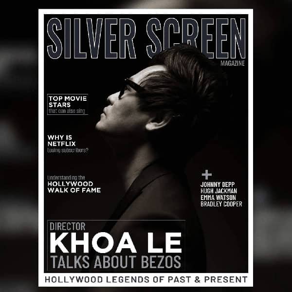 Silver Screen Magazine Cover Mockup