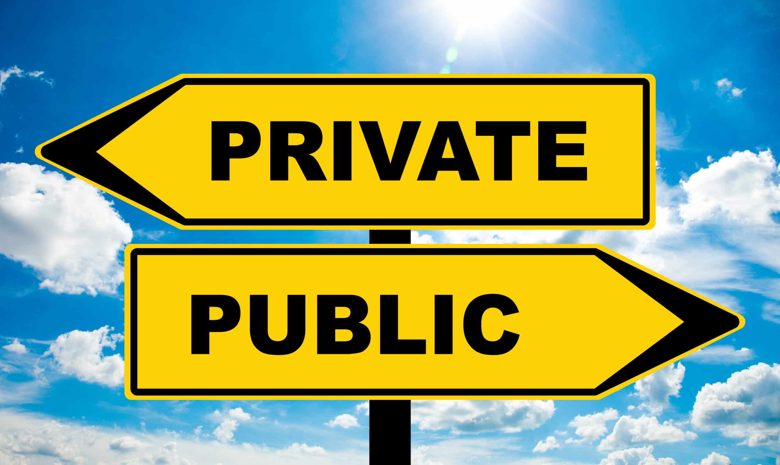 let's distinguish between public and private matters