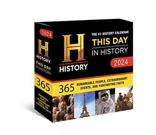 History Channel This Day In History Boxed Calendar Remarkable People, Extraordinary Events, And Fascinating Facts (Daily Calendar, Office Desk Gift) (Moments In Historyâ¢ Calendars)