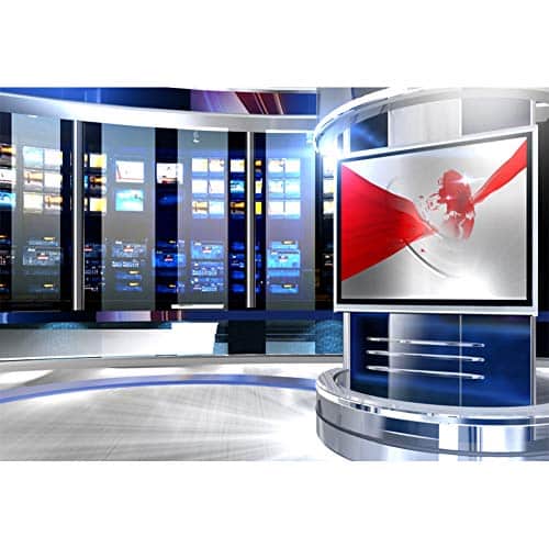 Oerju Xft Tv Station Program Record Studioâ Photography Background Network News Report Broadcasting Room Interior Backdrop Video Wall Compere Photo Shooting Channel Banner Vinyl Studio Props