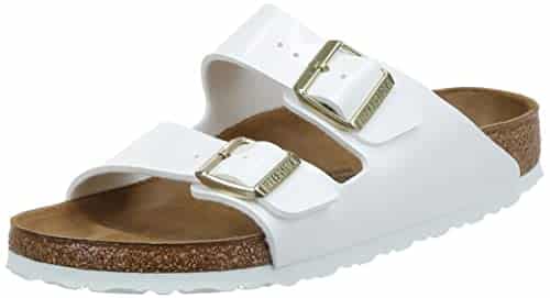 Birkenstock Womens Arizona White Synthetic Sandals Eu