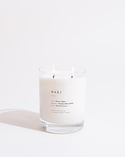 Brooklyn Candle Studio Bali Escapist Candle  Luxury Scented Candle, Vegan Soy Wax, Hand Poured In The Usa  Hour Slow Burn Time  Oz