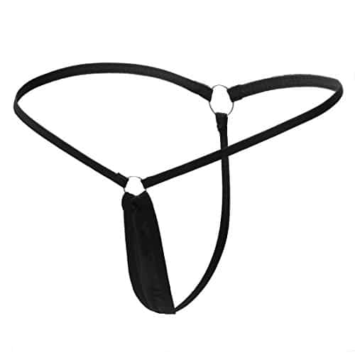 Etaoline Women'S Low Rise Sexy Underwear Y Back G String Lingerie Thong Panty Black