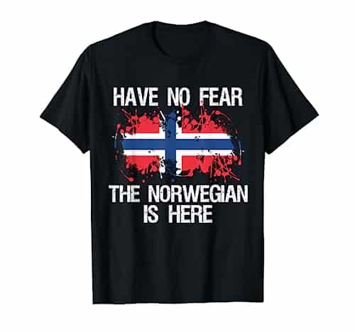 Have No Fear The Norwegian Is Here Shirt Norway Pride Flag T