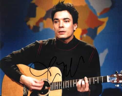 Jimmy Fallon Signed Autograph Xphoto I   Saturday Night Live Snl Alum Fever Pitch Taxi The Tonight Show Late Night Host