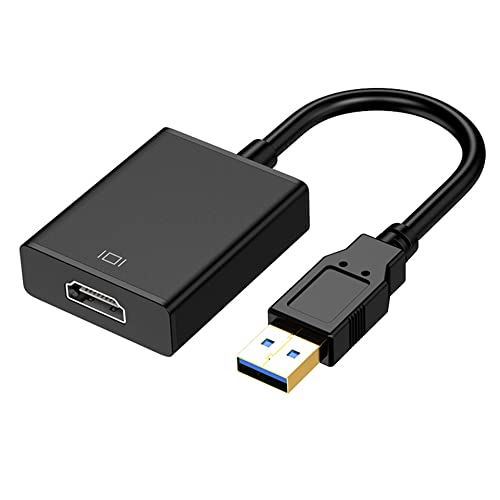 Kupoishe Usb To Hdmi Adapter For Monitor Windows  , Hdmi To Usb Adapter For Laptop Mac Macbook Pro, Usb &Amp; External Graphics Card Converter Cable For Desktop Pc Tv