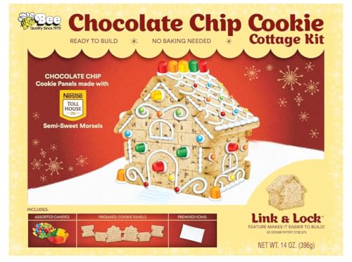 Nestle Toll House Holiday Chocolate Chip Cookie Cottage Kit Oz  Ready To Build  No Baking Needed