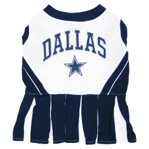 Pets First Dallas Cowboys Nfl Cheerleader Dress For Dogs   Size X Small