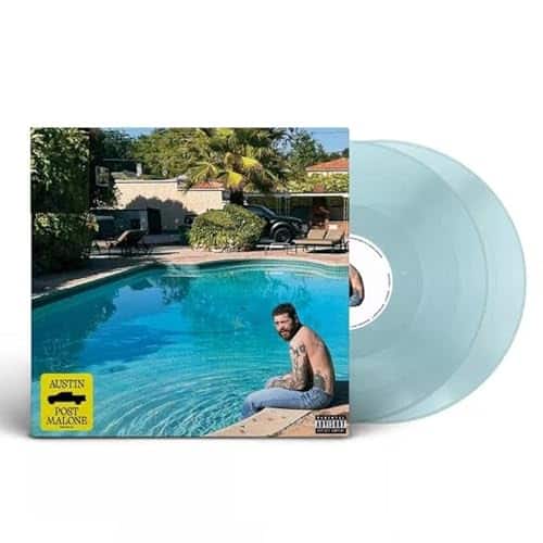 Post Malone   Austin Exclusive Limited Edition Baby Blue Color Vinyl Lp Record