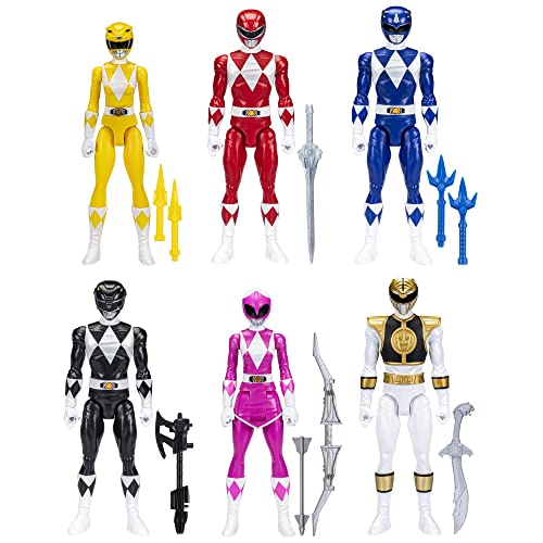 Power Rangers Mighty Morphin Multipack Inch Action Figure Pack, Toys With Accessories For Kids And Up (Amazon Exclusive)