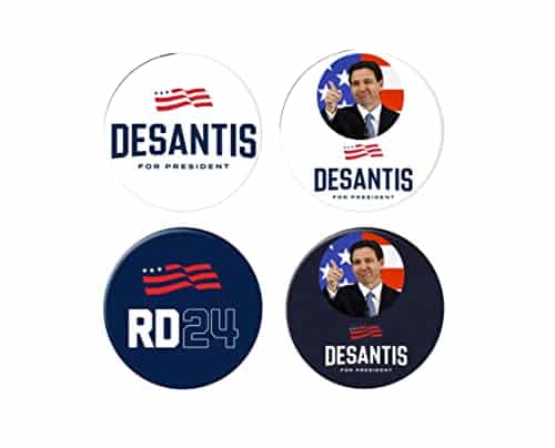 Ron Desantis Pins   Desantis For President Buttons   Pack (Inches)