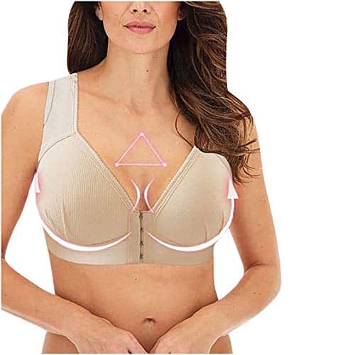 Today Deals Prime Bras For Women Full Coverage Wireless Push Up Bra Adjustable Wire Free Breathable Bra Comfort No Underwire Corset Bra