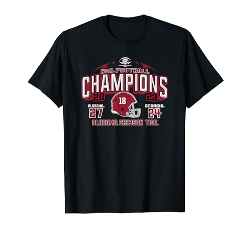 Alabama Crimson Tide Sec Champs Football Score T Shirt
