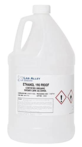 Ethanol Proof (%) Certified Organicvegan Sugar Cane Alcohol, Fcc Food Grade  Gal (Sold As Quart)