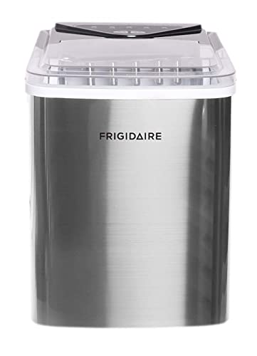 Frigidaire Eficss Counter Top Maker, Produces Pounds Ice Per Day, Stainless Steel, Stainless