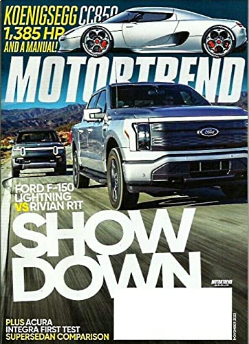 Motortrend Magazine November Ford F Lightning Vs Rivian Rt