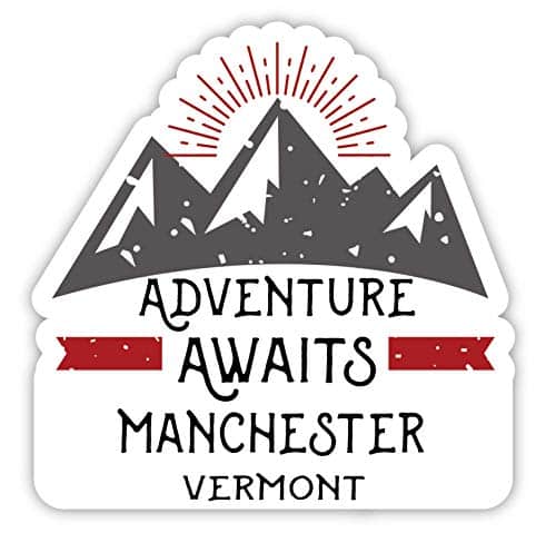 Manchester Vermont Souvenir Inch Fridge Magnet Adventure Awaits Design