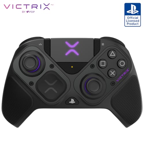 Pdp Victrix Pro Bfg Wireless Gaming Controller For Playstation  Ps, Ps, Pc, Modular Gamepad, Remappable Buttons, Customizable Triggerspaddlesd Pad, Pc App