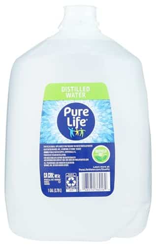 Pure Life Distilled Water, Gallon, Plastic Bottled Water (Pack), Side Handle