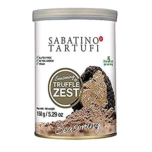 Sabatino Tartufi Truffle Zest Seasoning, The Original All Purpose Gourmet Truffle Powder, Plant Based, Vegan And Vegetarian Friendly, Kosher, Low Carb, Keto, Non Gmo Project C