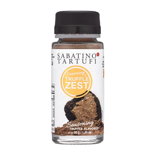 Sabatino Tartufi Truffle Zest Seasoning, The Original All Purpose Gourmet Truffle Powder, Plant Based, Vegan And Vegetarian Friendly, Low Carb, Oz 