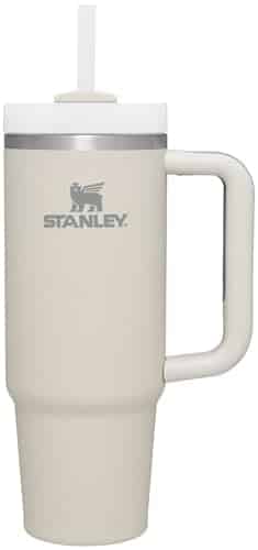 Stanley Quencher Hsoft Matte Collection, Stainless Steel Vacuum Insulated Tumbler With Lid And Straw For Iced And Cold Beverages, Dune, Oz