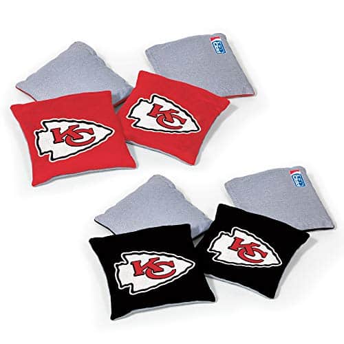 Wild Sports Nfl Kansas City Chiefs Pk Dual Sided Bean Bags, Team Color