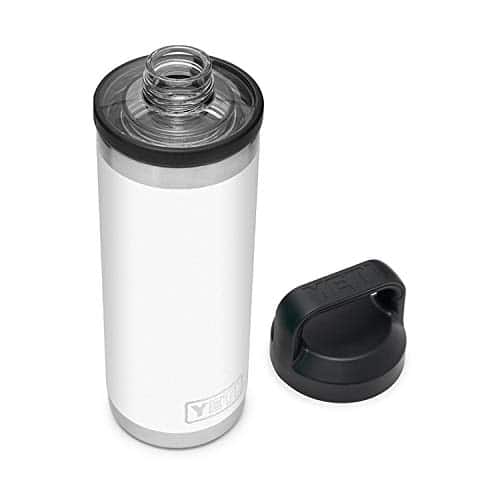 Yeti Rambler Oz Bottle, Vacuum Insulated, Stainless Steel With Chug Cap, White