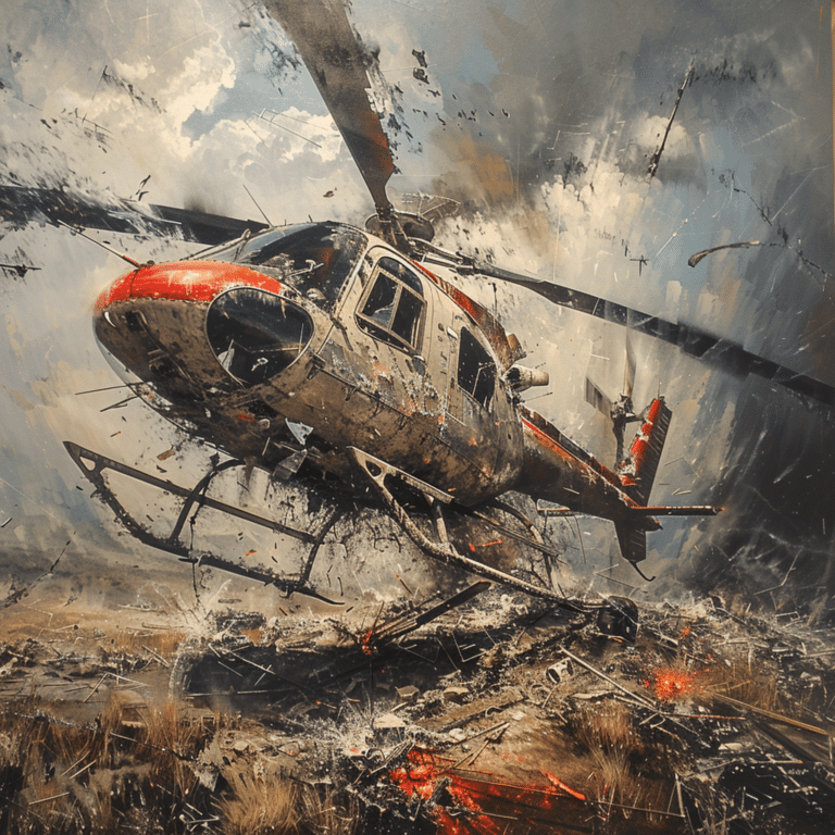 helicopter crashes
