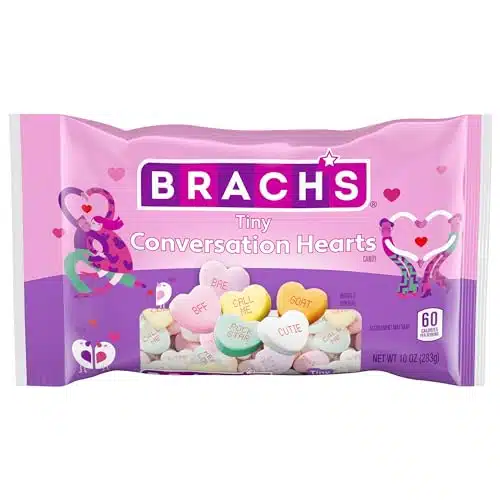 Brach'S Tiny Conversation Hearts, Valentine'S Day Candy, Heart Shaped Candy, Ounce