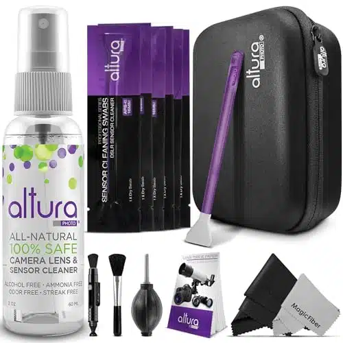 Altura Photo Professional Camera Cleaning Kit Aps C Dslr & Mirrorless Cameras   Camera Lens Cleaner Wsensor Cleaning Swabs & Case, Works As Camera Lens Cleaning Kit, Camera Cl