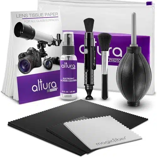 Altura Photo Professional Cleaning Kit For Dslr Cameras And Sensitive Electronics Bundle With Oz Altura Photo Spray Lens And Lcd Cleaner   Camera Accessories & Photography Acc