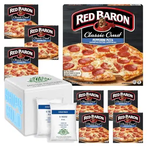 Salutem Vita   Red Baron Frozen Pizza Classic Crust Pepperoni, Oz   Pack Of